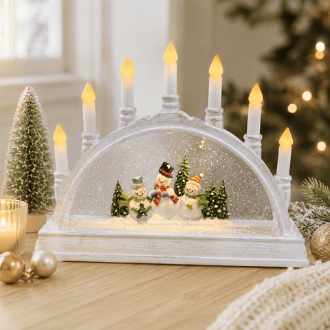 Three Kings Candle Bridges Three Kings SnowSwirl Frosty Candle Bridge