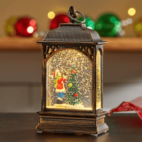 Three Kings Christmas Lit Decor Three Kings SnowSwirl Tree Decor Lantern