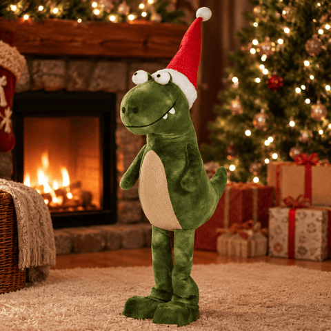 Three Kings Dinosaur Christmas Three Kings Standing Green Festive Dino XL – 85cm