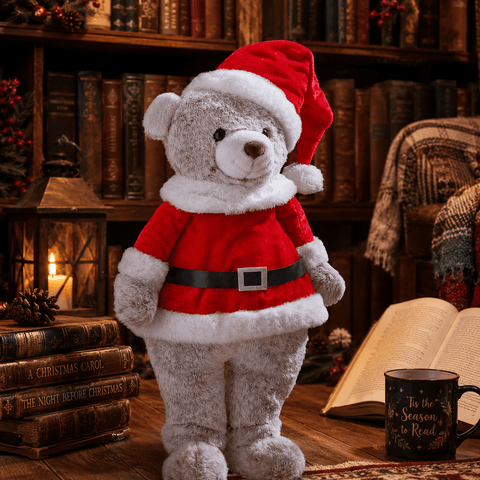 Three Kings Teddy Bears Three Kings Standing Teddy Bear Santa Christmas Decoration – Large