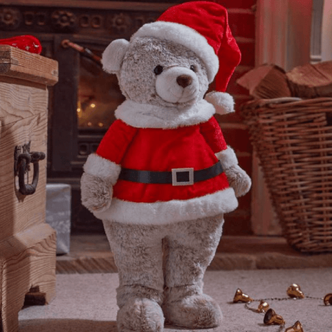 Three Kings Christmas Decor Three Kings Standing Teddy Bear Santa Large