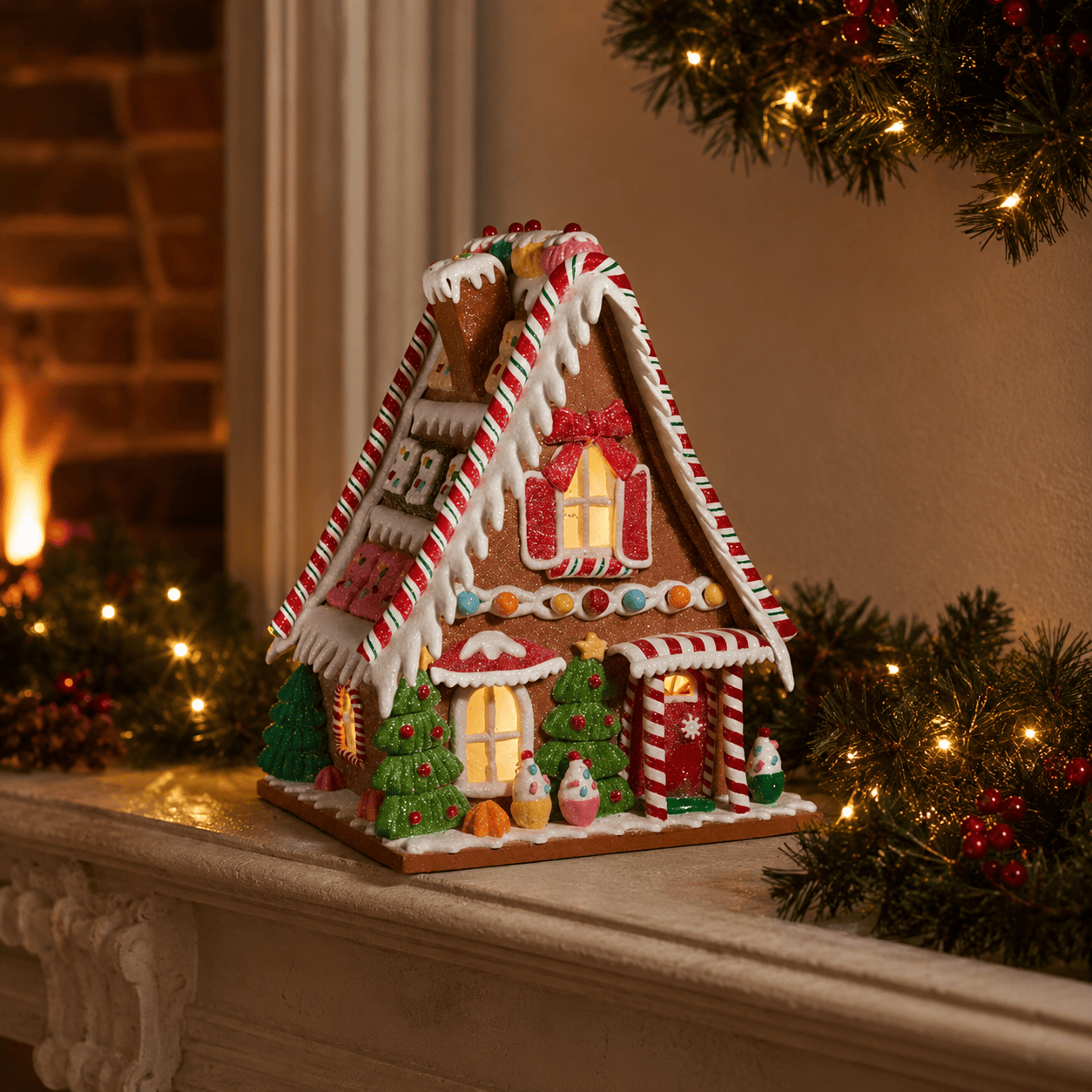 Three Kings Gingerbread Houses Three Kings Sugar Chalet Gingerbread House – 25 x 20cm