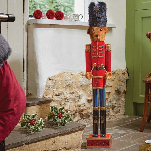 Three Kings Nutcrackers Three Kings Teddy Parade Nutcracker Mega 105cm