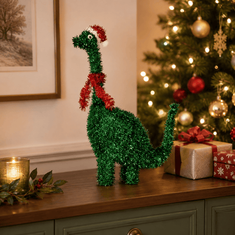 Three Kings Dinosaur Christmas Three Kings Tinsel Bro Christmas Dinosaur Decoration