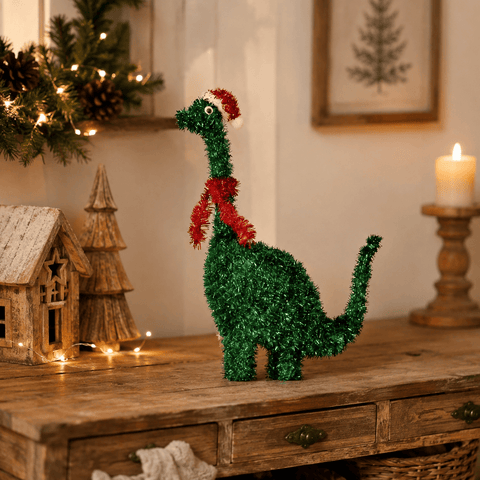 Three Kings Dinosaur Christmas Three Kings Tinsel Bro Christmas Dinosaur Decoration