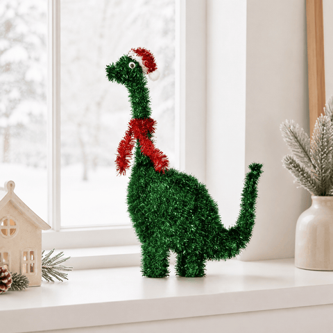 Three Kings Dinosaur Christmas Three Kings Tinsel Bro Christmas Dinosaur Decoration