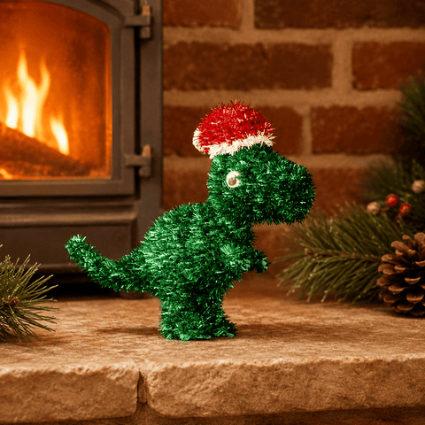 Three Kings Dinosaur Christmas Three Kings Tinsel Rex Chistmas Decoration