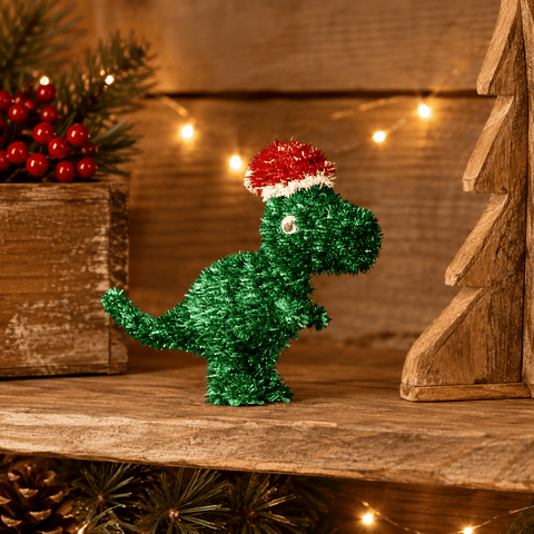Three Kings Dinosaur Christmas Three Kings Tinsel Rex Chistmas Decoration