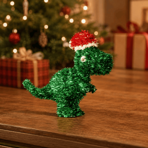 Three Kings Dinosaur Christmas Three Kings Tinsel Rex Chistmas Decoration