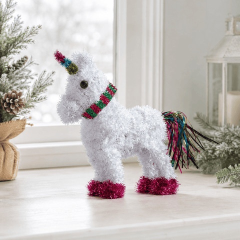 Three Kings Ornaments Decor Three Kings Tinsel Unicorn Christmas Decoration