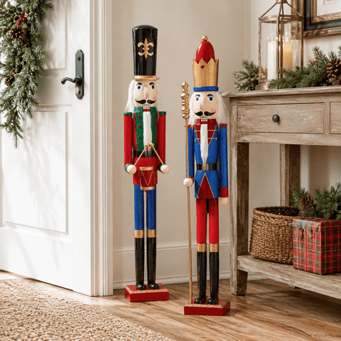 Three Kings Nutcrackers Three Kings Traditional Mega Sized Mixed Design Nutcracker – 106cm