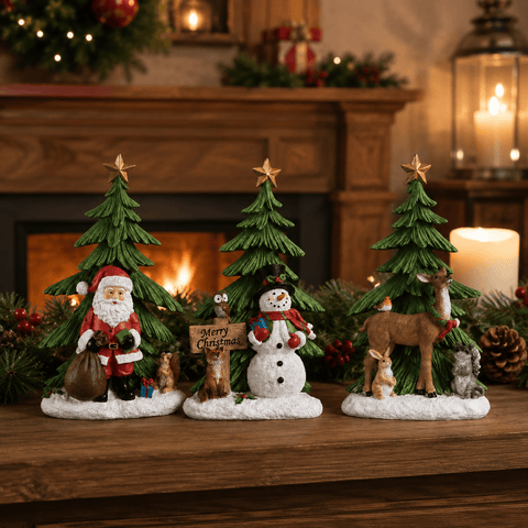 Three Kings Ornaments Decor Three Kings Tree Star Statuette – Mixed Case of 3 Designs