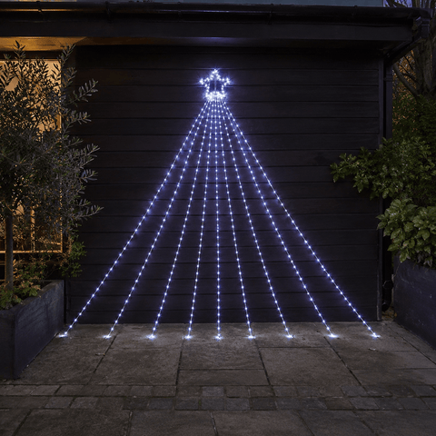 Three Kings Christmas Lit hanging Decor Three Kings Two Tone Warm/cool coloured Shooting Star – 3m