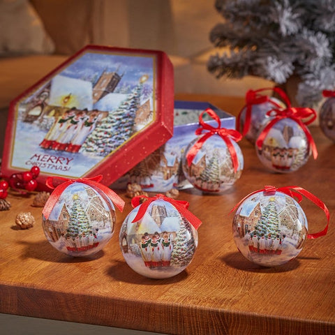 Three Kings Baubles Three Kings Vintage Carolers Baubles – Set of 7