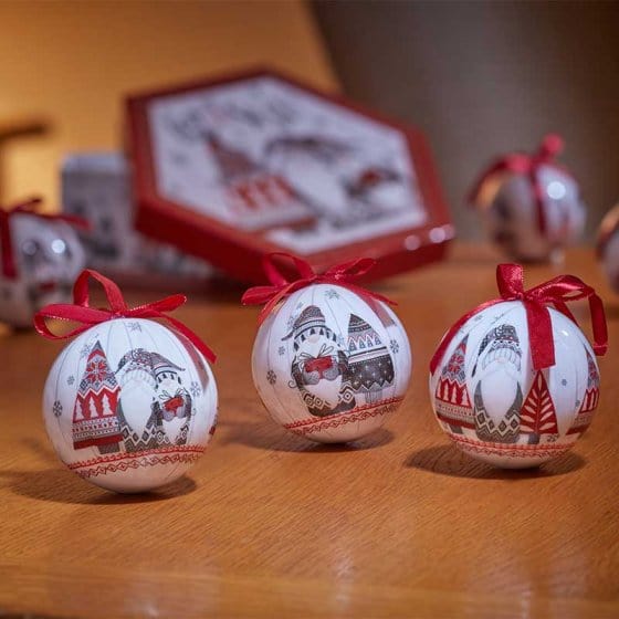 Three Kings Baubles Three Kings Vintage Gonkmas Baubles set  of 14