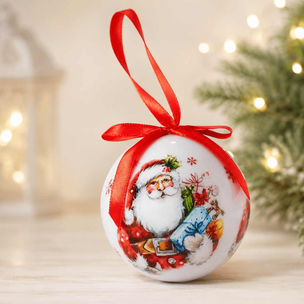 Three Kings Baubles Three Kings Vintage Santa Claus Baubles – Set of 7
