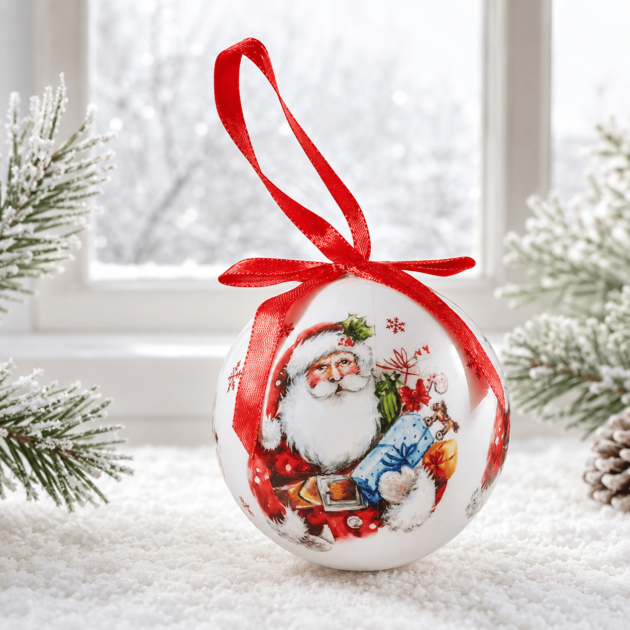 Three Kings Baubles Three Kings Vintage Santa Claus Baubles –Three Festive Designs