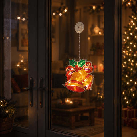 Three Kings Christmas Lit hanging Decor Three Kings Vintage WindoBells – Bell Design