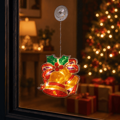Three Kings Christmas Lit hanging Decor Three Kings Vintage WindoBells – Bell Design