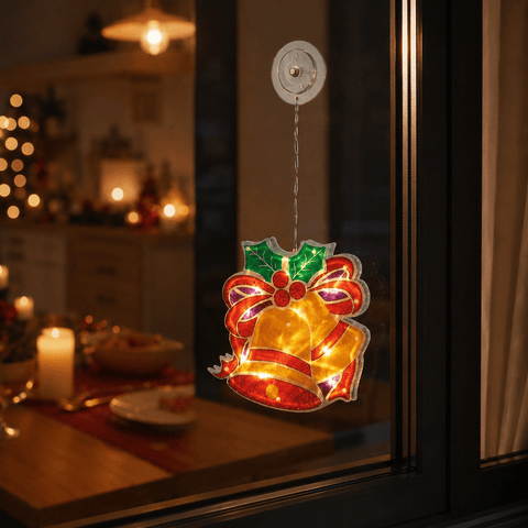 Three Kings Christmas Lit hanging Decor Three Kings Vintage WindoBells – Bell Design