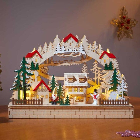Three Kings Wooden Models & Scenes Three Kings WhimScapes Alpine Christmas