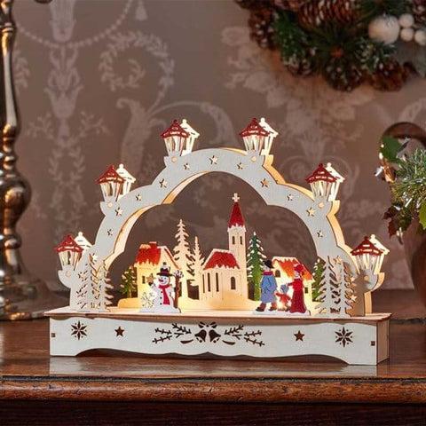 Three Kings Wooden Models & Scenes Three Kings WhimScapes Festive Village