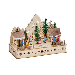 Three Kings Wooden Models & Scenes Three Kings WhimScapes Santa's Woodland Village