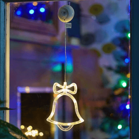 Three Kings Christmas Lit Decor Three Kings WindoDecor Bell