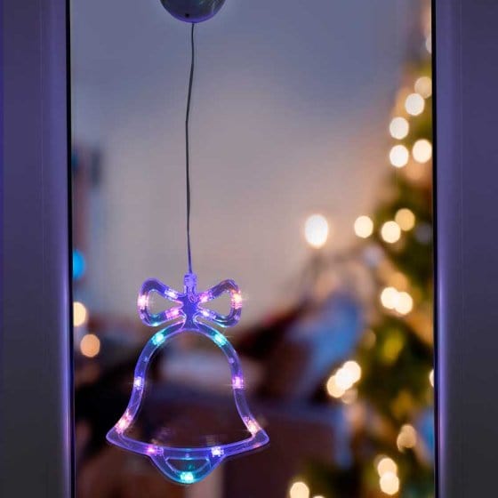 Three Kings String Lights Christmas Three Kings WindoDecor Bell - Multicoloured