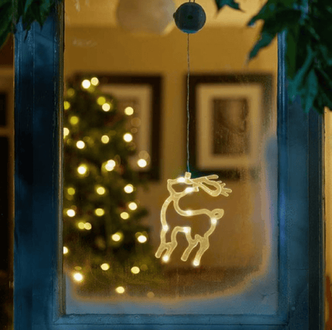 Three Kings Christmas Lit Decor Three Kings WindoDecor Deer