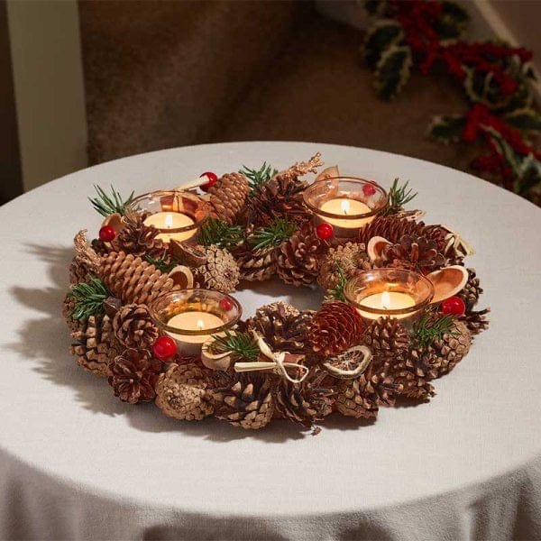 Three Kings Candle Holder Three Kings Winter Spice Quartet Candle Holder 33cm