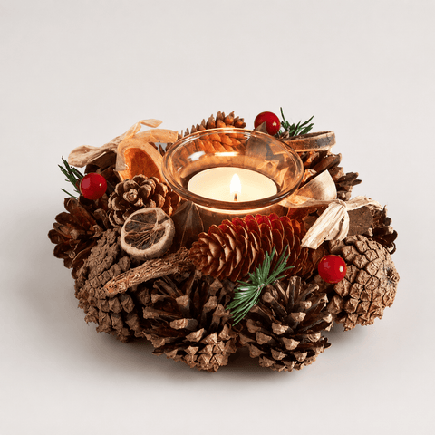 Three Kings Candle Holder Three Kings Winter Spice Solo Candle Holder – 15cm