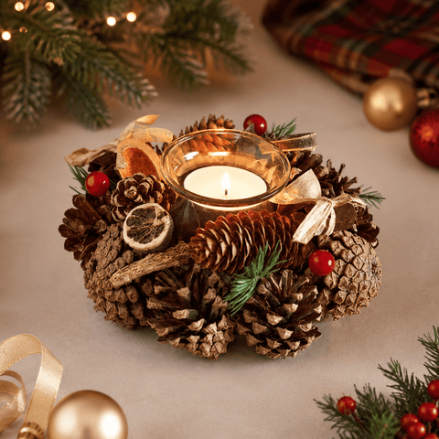 Three Kings Candle Holder Three Kings Winter Spice Solo Candle Holder – 15cm