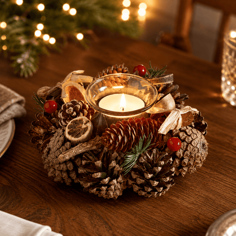 Three Kings Candle Holder Three Kings Winter Spice Solo Candle Holder – 15cm