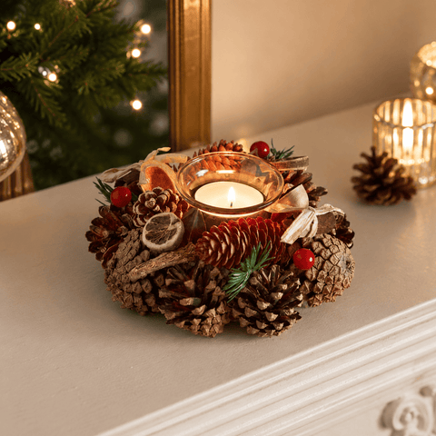 Three Kings Candle Holder Three Kings Winter Spice Solo Candle Holder – 15cm