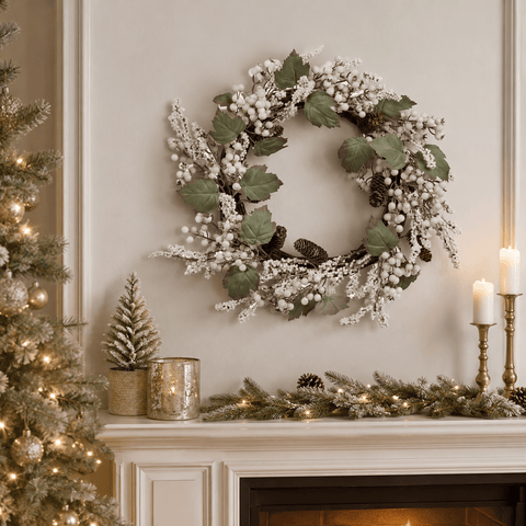 Three Kings Christmas Wreaths Three Kings WinterBerry Christmas Wreath – Assorted Sizes