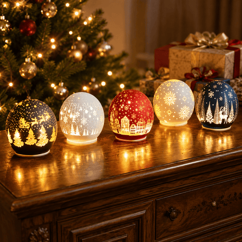 Three Kings Lanterns Christmas Three Kings WonderGlobe Globe Christmas Decoration - Onyx