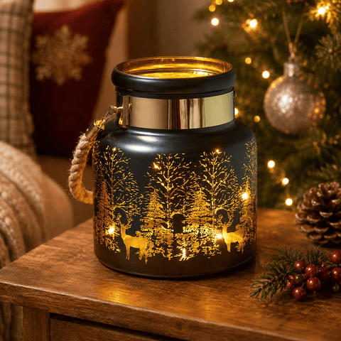 Three Kings Lanterns Christmas Three Kings Wonderland Lantern Christmas Decoration - Onyx