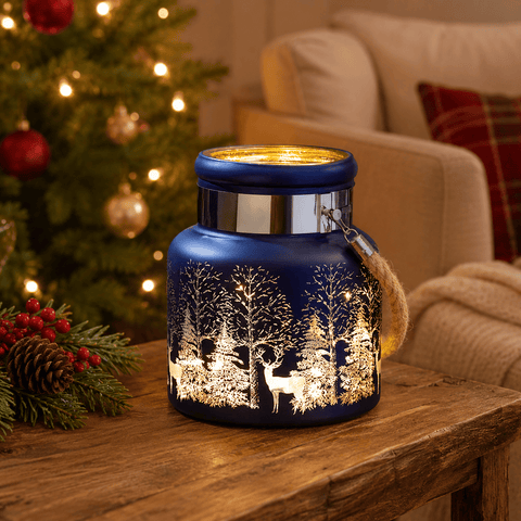 Three Kings Lanterns Christmas Three Kings Wonderland Lantern Christmas Decoration - Sapphire