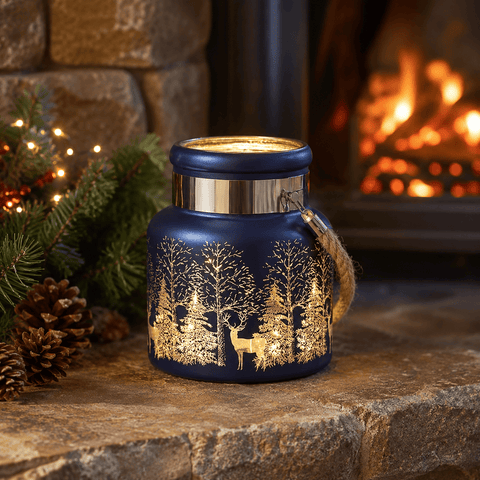Three Kings Lanterns Christmas Three Kings Wonderland Lantern Christmas Decoration - Sapphire
