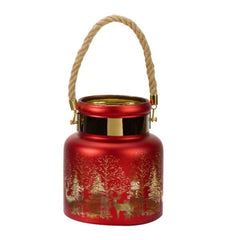Three Kings Lanterns Christmas Three Kings Wonderland Lantern - Ruby