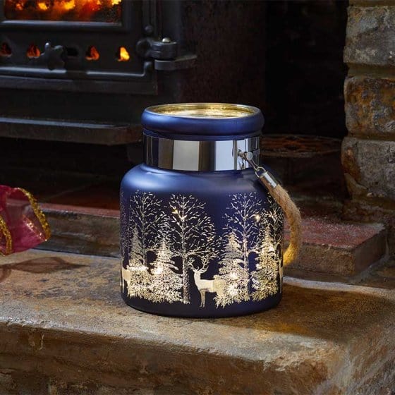 Three Kings Lanterns Christmas Three Kings Wonderland Lantern - Sapphire