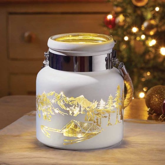 Three Kings Lanterns Christmas Three Kings Wonderland Lantern - White