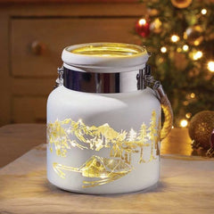 Three Kings Lanterns Christmas Three Kings Wonderland Lantern - White