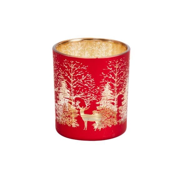 Three Kings Lanterns Christmas Three Kings Wonderland T-Light Holder - Ruby