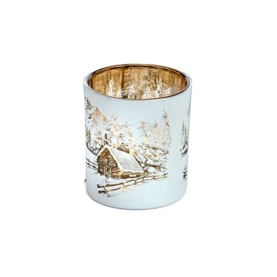 Three Kings Lanterns Christmas Three Kings Wonderland T-Light Holder - White