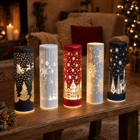 Three Kings Lanterns Christmas Three Kings WonderLight Christmas Decoration - White