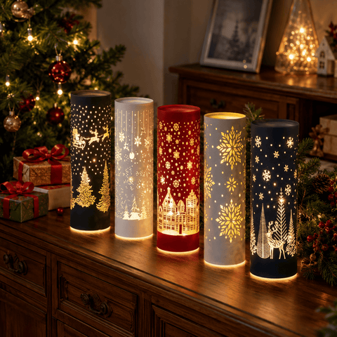 Three Kings Lanterns Christmas Three Kings WonderLight Christmas Decoration - White