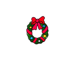 Three Kings Window Stickers Xmas Three Kings Wreath Window Sticker 15cm