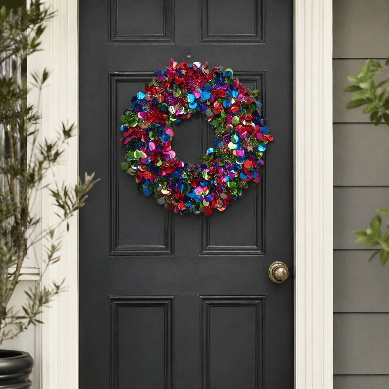 Three Kings Christmas Wreaths Three Kings X-Bling! Bauble Wreath – 45cm